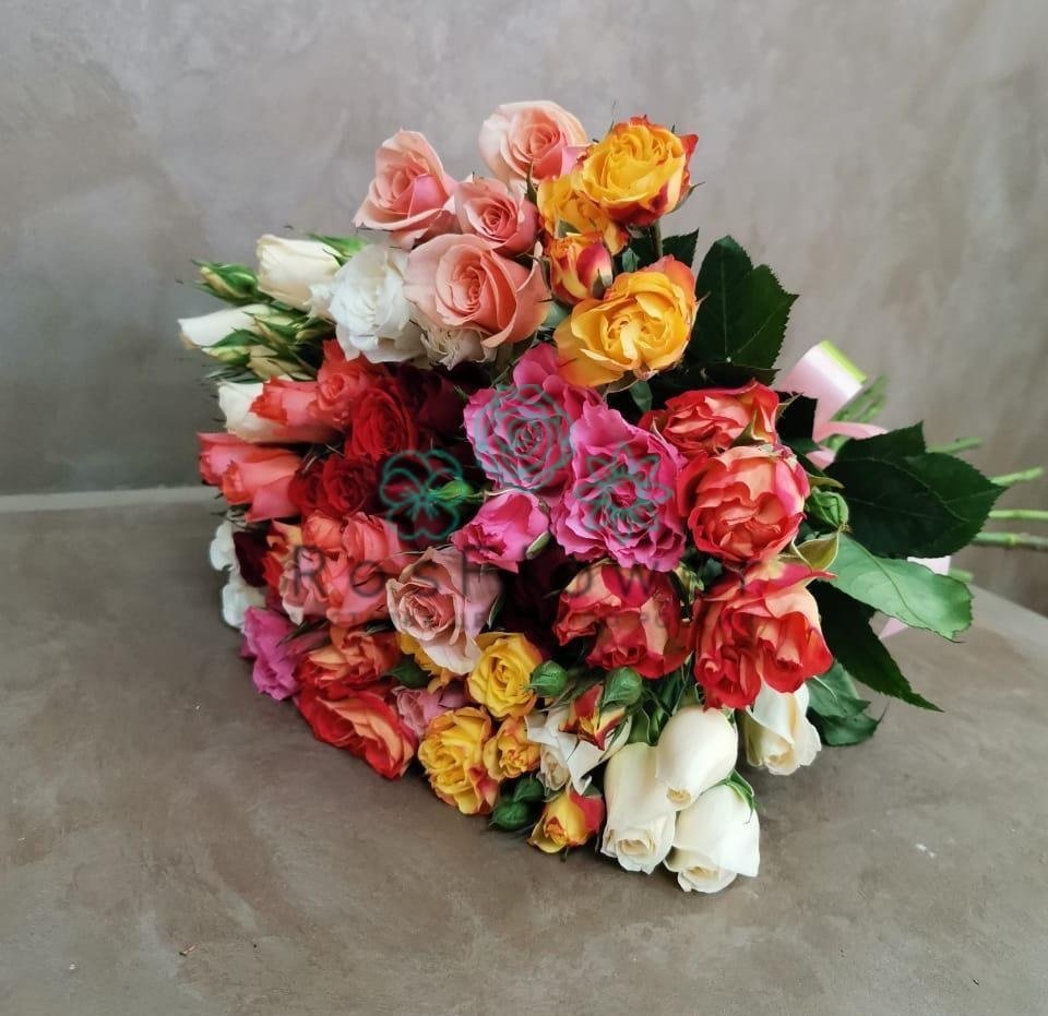 Букет цветов из: Розы в Новая Жизни