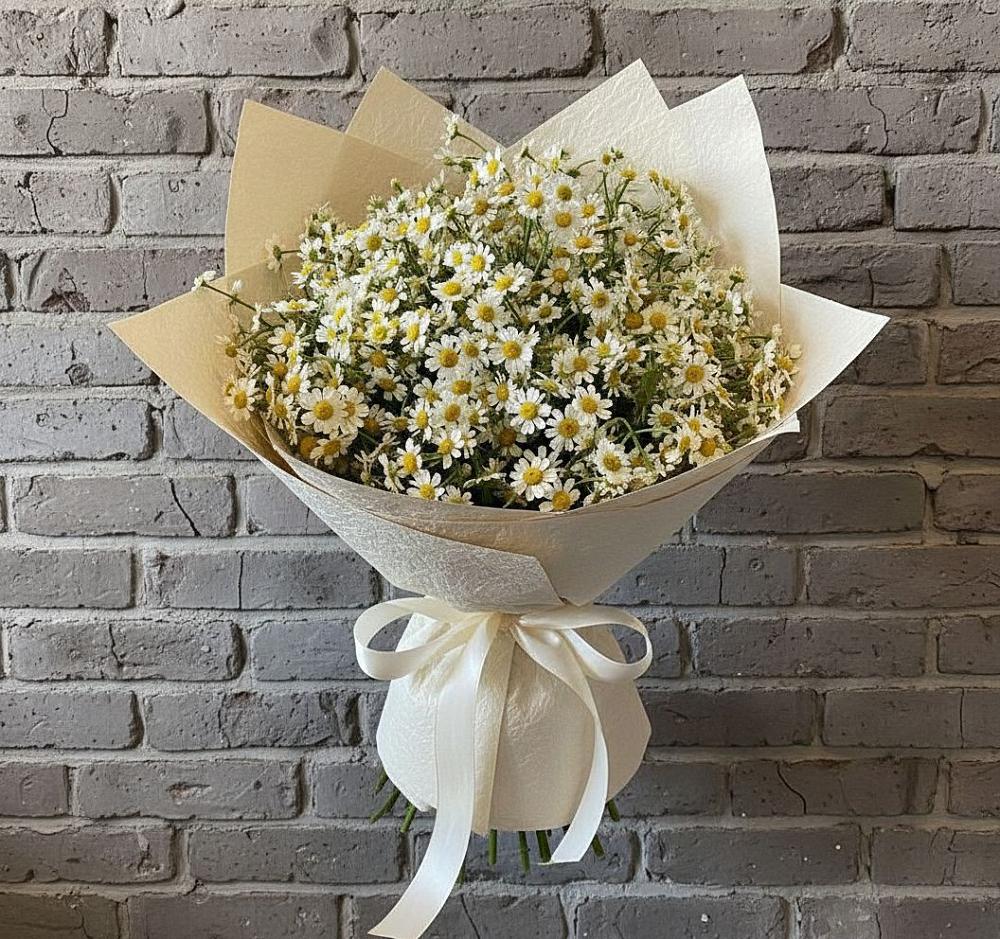 Букет цветов из: Ромашки в Новая Жизни