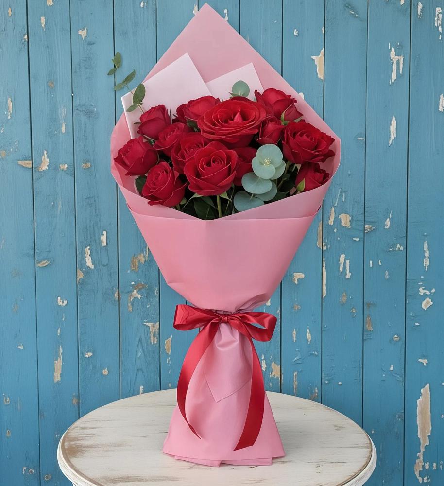 Букет цветов из: Розы в Новая Жизни