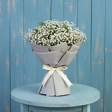 Букет цветов из:  Гипсофила в Новая Жизни