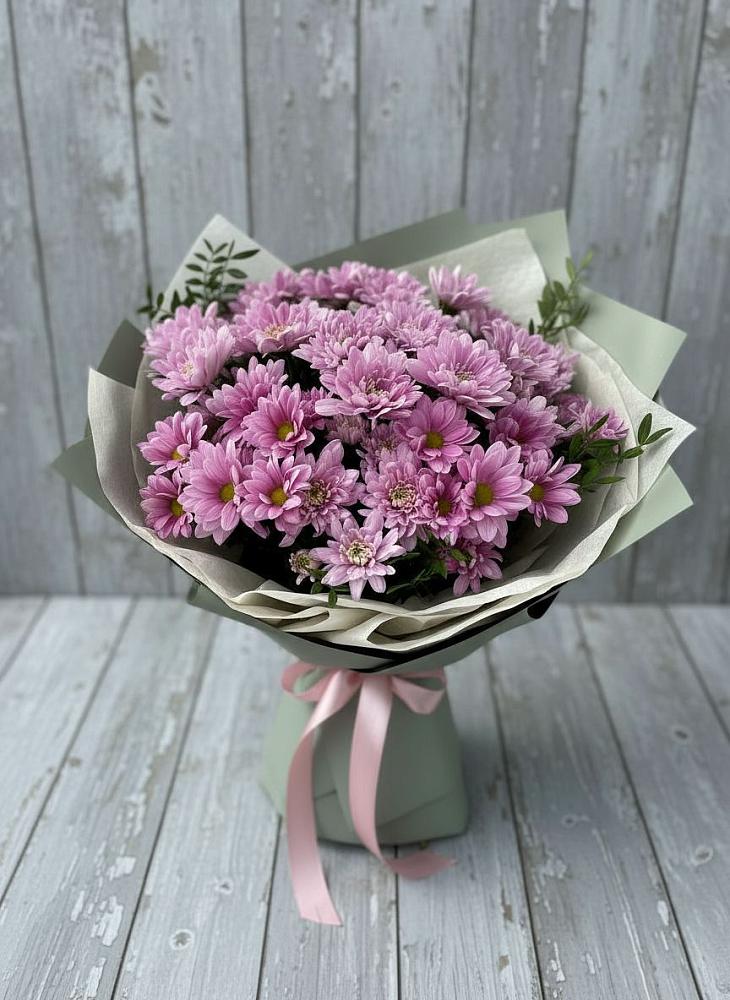 Букет цветов из: Хризантемы в Новая Жизни