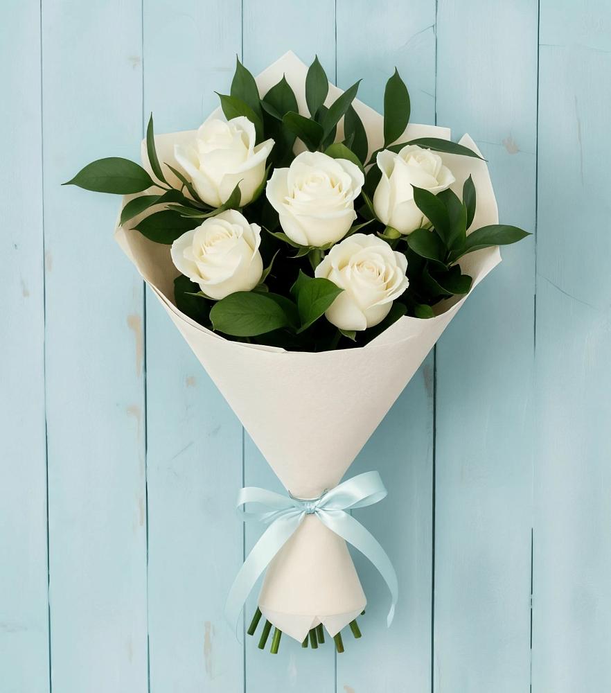 Букет цветов из: Розы в Новая Жизни