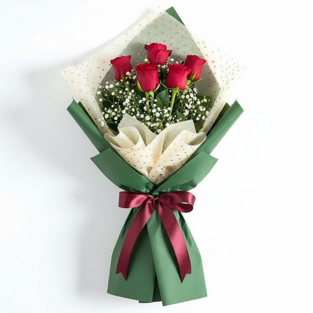 Букет цветов из: Розы в Новая Жизни