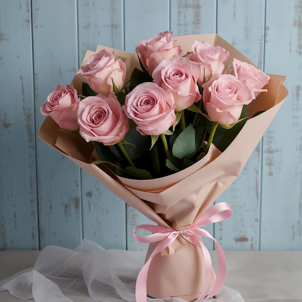 Букет цветов из: Розы в Новая Жизни