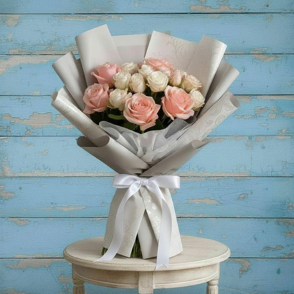Букет цветов из: Розы в Новая Жизни