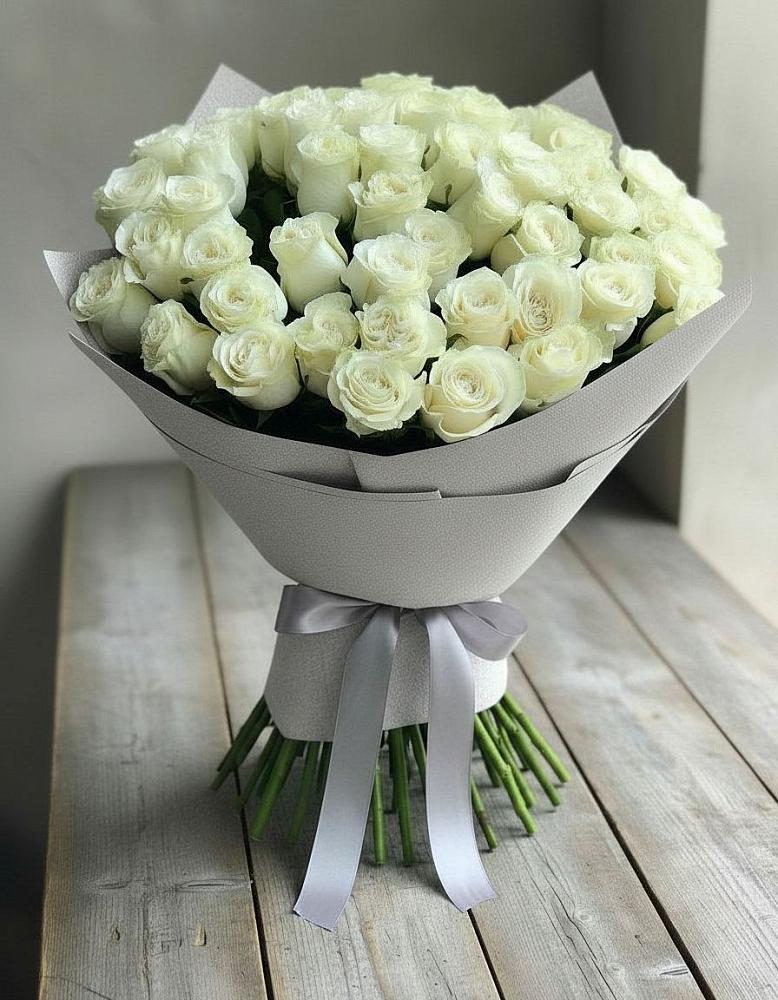Букет 35 Белых роз в Новая Жизни