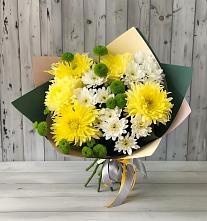 Букет цветов из:  Хризантемы в Новая Жизни