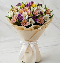 Букет цветов из:  Альстромерии в Новая Жизни
