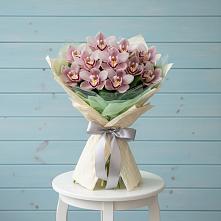 Букет цветов из:  Орхидеи и Розы #REPLACE_PRED# Новая Жизни