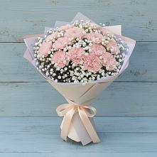 Букет цветов из:  Гвоздики в Новая Жизни
