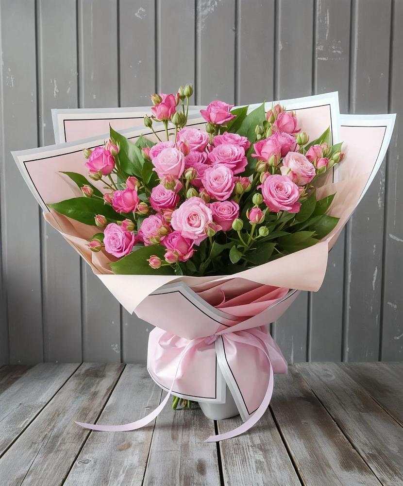 Букет Розовый кустик в Новая Жизни