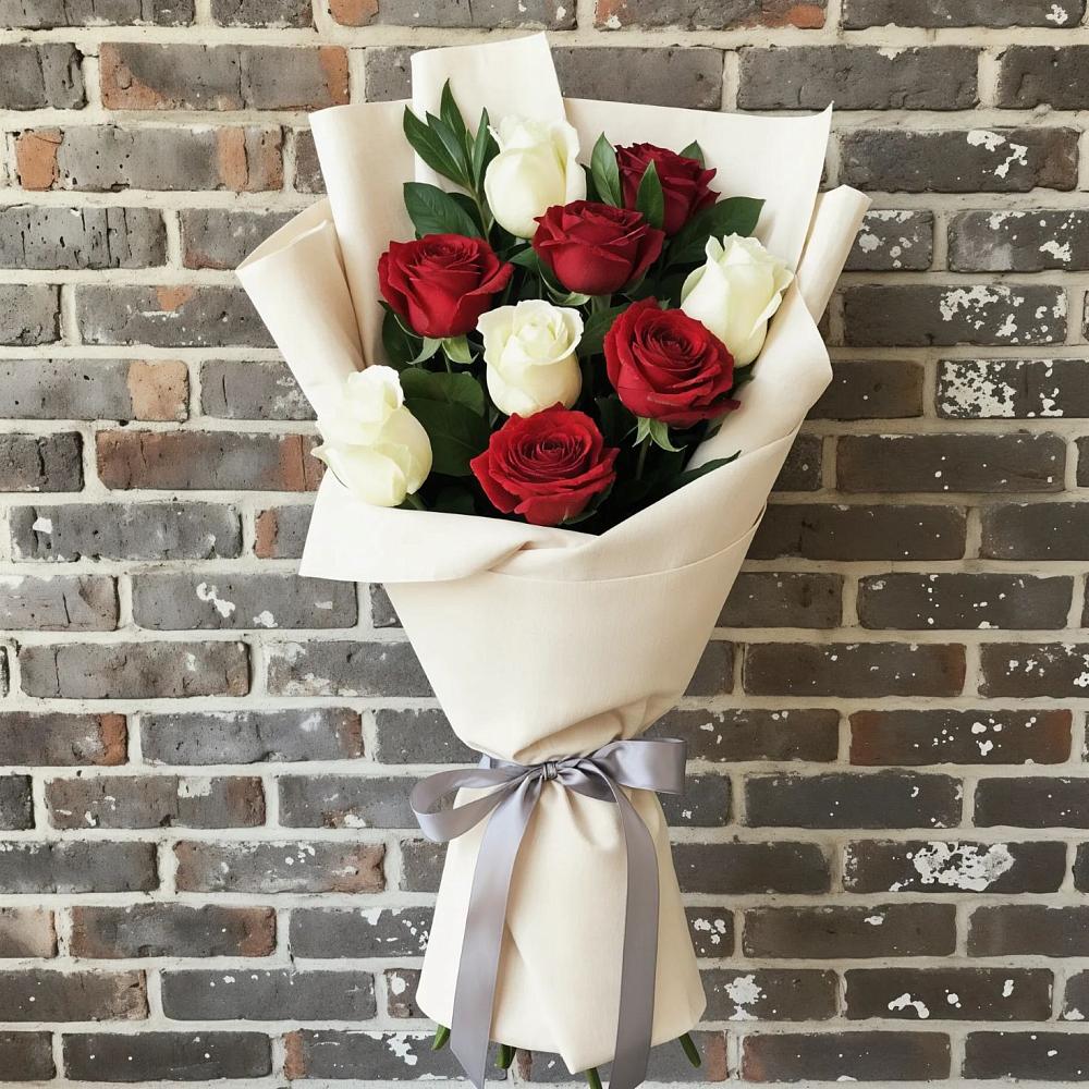 Букет цветов из: Розы в Новая Жизни