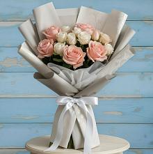 Букет цветов из:  Розы #REPLACE_PRED# Новая Жизни