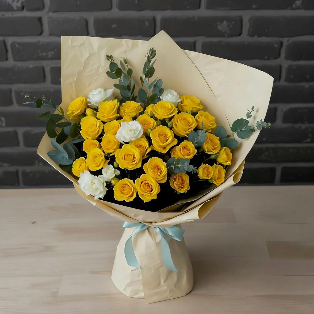 Букет цветов из: Розы в Новая Жизни