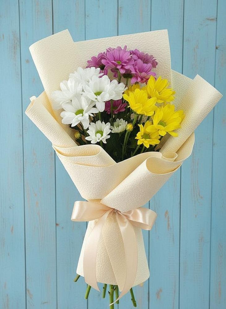 Букет цветов из: Хризантемы в Новая Жизни