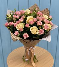 Букет цветов из:  Розы в Новая Жизни