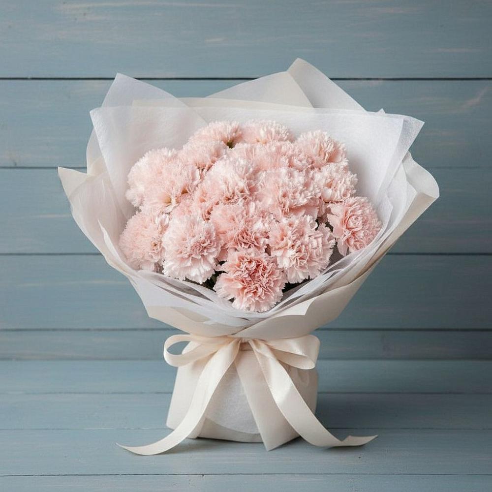 Букет цветов из: Гвоздики в Новая Жизни