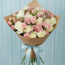 Букет цветов из:  Розы в Новая Жизни